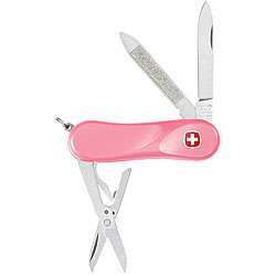Swiss Army 7 tool Pastel Pink Evo 81 Pocket Knife  