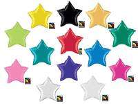 Assorted Solid Color Star Mylar Party Balloon YOU PICK  