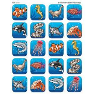   CREATED RESOURCES OCEAN LIFE STICKERS 120 STKS 