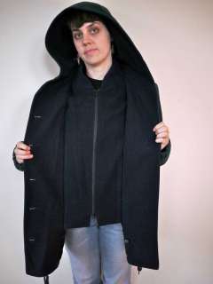  MACKINTOSH Vestcoat WOOL Hooded DUFFLE Coat JACKET USA Made  
