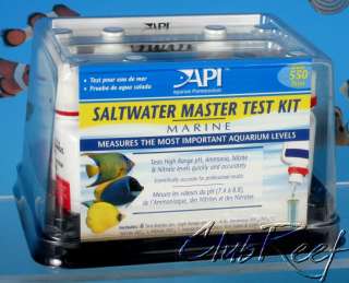Saltwater Master Aquarium Test Kit API 4 Unique Tests  