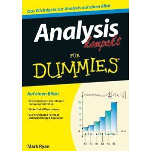    Analysis Kompakt Fur Dummies (9783527707638) Mark Ryan Books