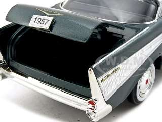 1957 CHEVROLET BEL AIR GREEN 124 DIECAST MODEL CAR  