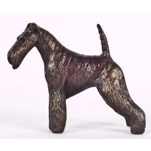  Fox Terrier (Wirehaired) Cold cast Bronze Figurine 5.5 