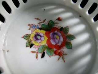 VINTAGE CANDY DISH   MADE IN JAPAN   PIERCED SIDES  