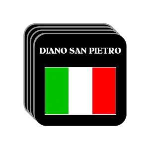  Italy   DIANO SAN PIETRO Set of 4 Mini Mousepad Coasters 