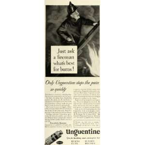  Unguentine Healing Antiseptic   Original Print Ad