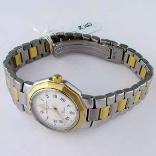 Baume et Mercier Riviera 18k Gold S Steel Ladies Watch  