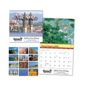     Spiral   A 13 month calendar with bilingual pad.