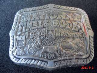 1999 Hesston National Rodeo Small Boys Belt Buckle  