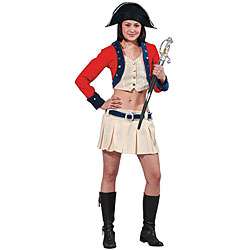 Womens Sexy Colonial Soldier Costume  