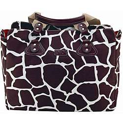 OiOi Cocoa Giraffe Tote Diaper Bag  