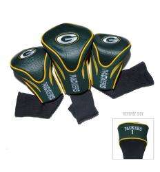 Green Bay Packers NFL Contour Wood Headcover Set  