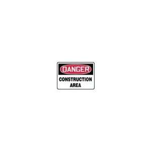   And White Aluminum Value Construction Sign Danger Construction Area