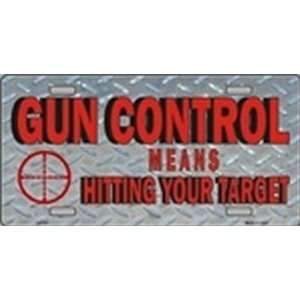  Gun Control License Plates Plate Tags Tag auto vehicle car 