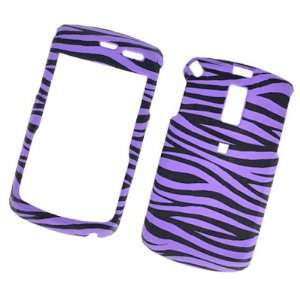  Purple Zebra Rubberized Snap on Hard Skin Cover Case for 