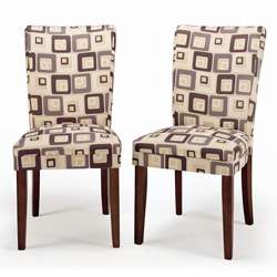 Parson Brick Upholstered Dining Chair (Set of 2)  