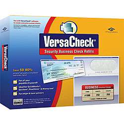 VersaCheck Business Form 3000 Green Check Refills (Pack of 250 