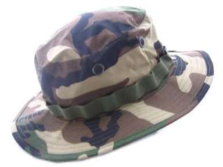 USMC US Marine Camo Woodland MILSPEC Boonie Hat Cap  
