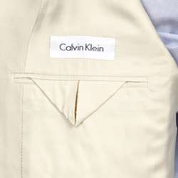 Calvin Klein Mens 2 button Flat Front Suit  