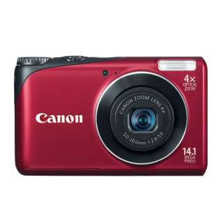 NEW Canon PowerShot A2200 Digital Camera 14.1 MP KIT BONUS Red CASE 