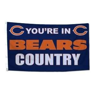    Chicago Bears NFL 3Ft X 5Ft Country Design Flag