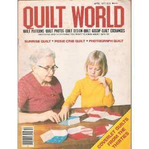  QUILT WORLD MAGAZINE. APRIL 1977 (APRIL 1977) QUILT WORLD Books