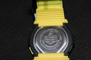 CASIO G SHOCK RESCUE yellow and black nylon strap watch G 7900MS 