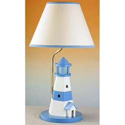 Lighthouse Table Lamp with Night Light  