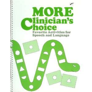  More Clinicians Choice Favorite Activities (9780884505556 