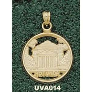 14Kt Gold University Of Virginia Rotunda 5/8  Sports 