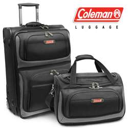 Coleman 2 piece Carry on Upright and Duffle Luggage Set   
