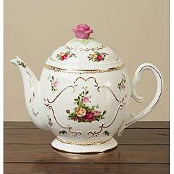 Royal Albert Old Country Roses Teapot Cookie Jar  