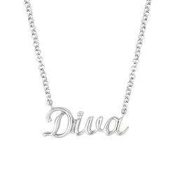 Sterling Silver Expression Diva Necklace  