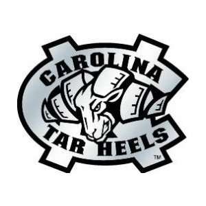  North Carolina Tar Heels Silver Auto Emblem Sports 