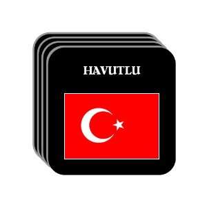  Turkey   HAVUTLU Set of 4 Mini Mousepad Coasters 