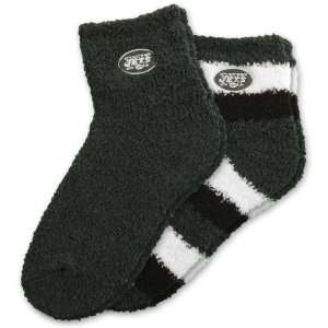 For Bare Feet New York Jets Womens Slipper Socks  2 Pack   New York 
