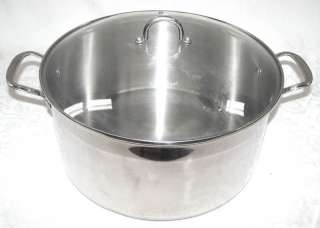 NEW 4 Gal Stainless Clad Bottom Stock Brew Pot w/ Lid  