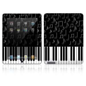  Apple iPad 2 Decal Skin Sticker   I Love Piano Everything 