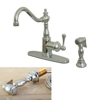 English Vintage Chrome Single handle Kitchen Faucet  