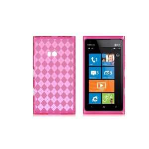  Nokia Lumia 900 (AT&T)   Pink Checkered Design TPU 
