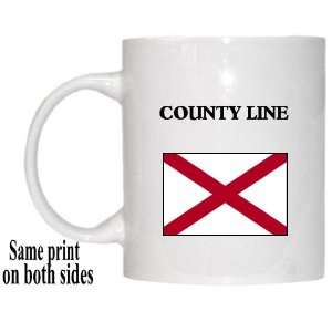  US State Flag   COUNTY LINE, Alabama (AL) Mug Everything 