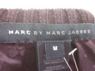 MARC BY MARC JACOBS Dark Purple Silk Printed Blouse M  