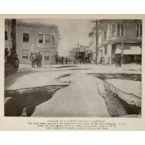  1906 San Francisco Earthquake Street Corner Print 