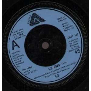 GQ DOWN 7 INCH (7 VINYL 45) UK ARISTA 1980 GQ Music