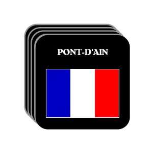  France   PONT DAIN Set of 4 Mini Mousepad Coasters 