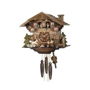  Mechanical Cuckoo Clock with Shingle Roof, Music and 
