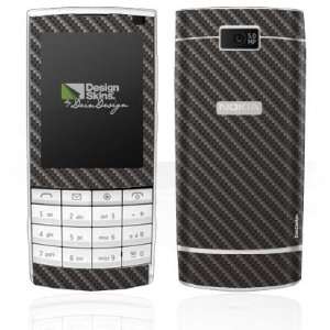  Design Skins for Nokia X3 Touch   Cool Carbon Design Folie 