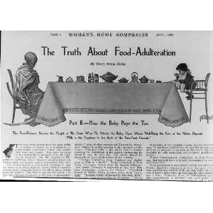  The Truth about food adulteration and inspection, 1905 