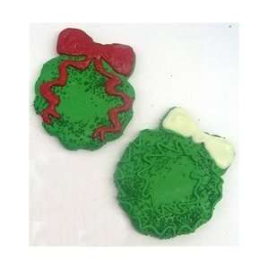 Hand Decorated Wreath Cookies  Grocery & Gourmet Food